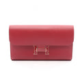 Hermes Bi Foldlong Wallet Constance Long ju Leather