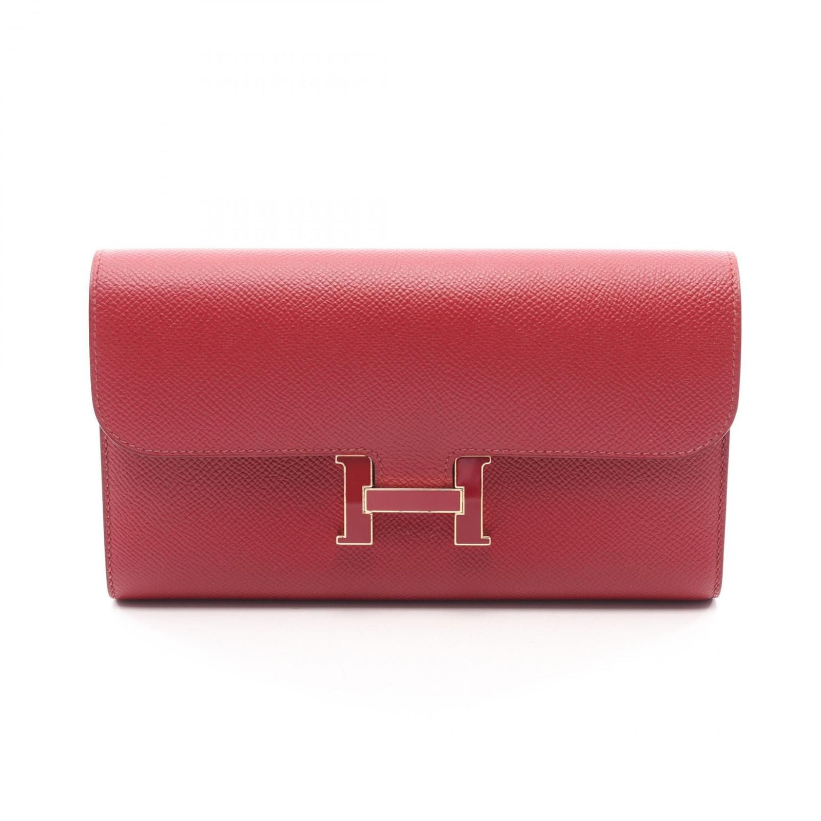 Hermes Bi Foldlong Wallet Constance Long ju Leather