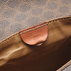 Celine Shoulder Bag Macadam brown Leather Minishoulder — view 4