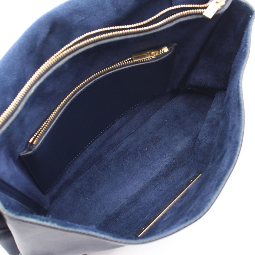 Celine Shoulder Bag Blur Navy Leather — view 3