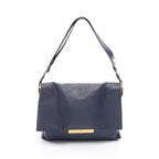 Celine Shoulder Bag Blur Navy Leather