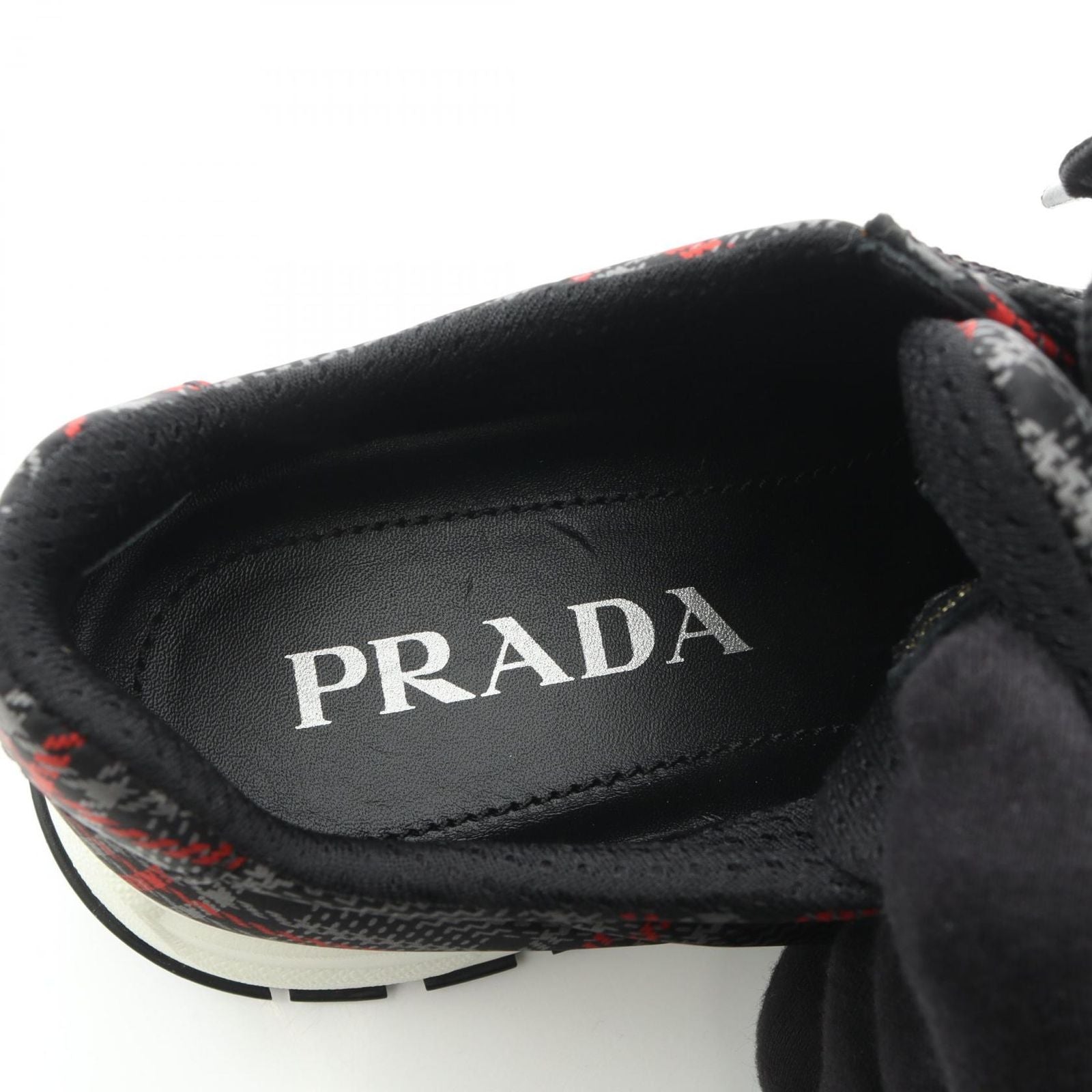 Prada Sneakers Logo Check Nylon — view 5