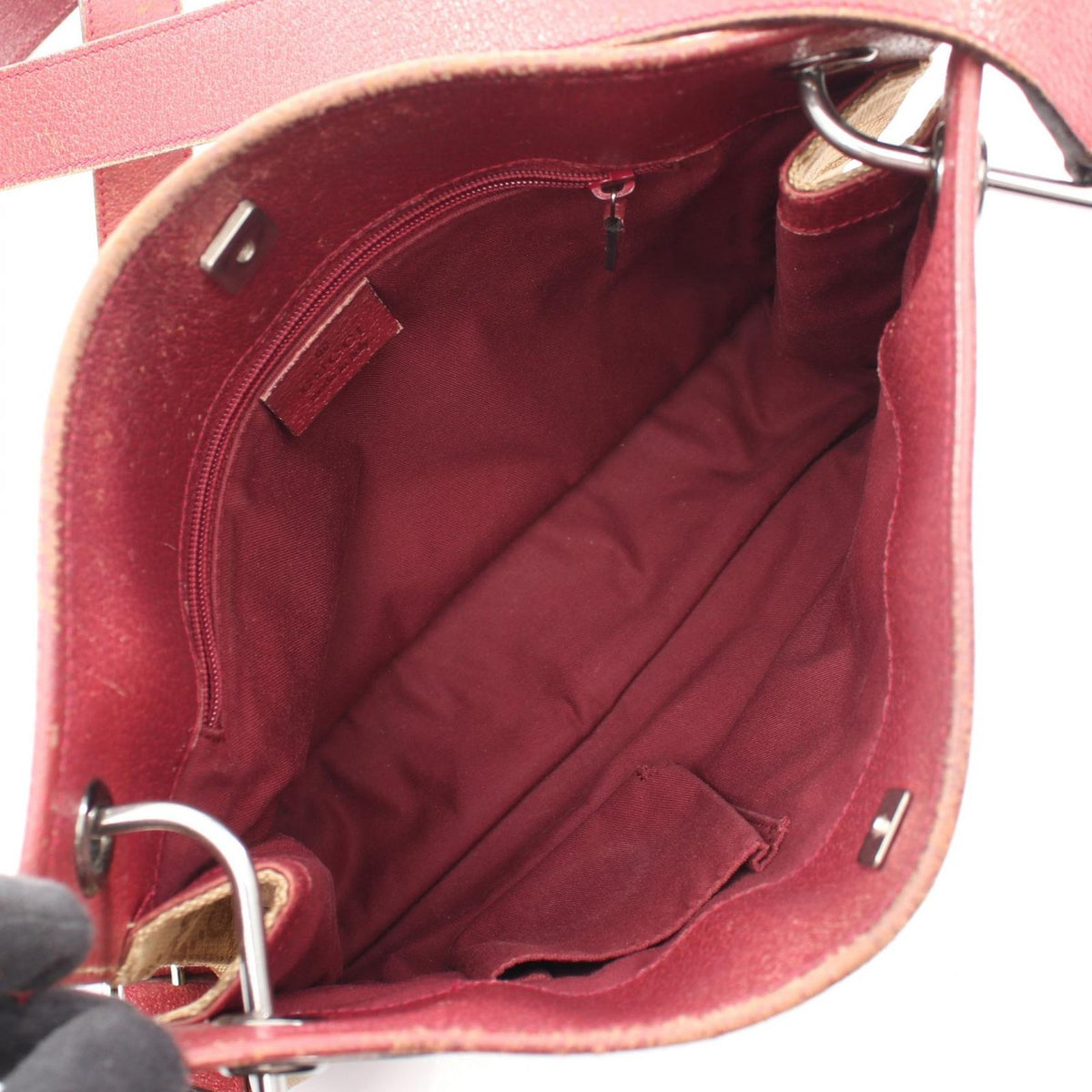 Gucci Shoulder Bag GG Canvas Beige — view 3