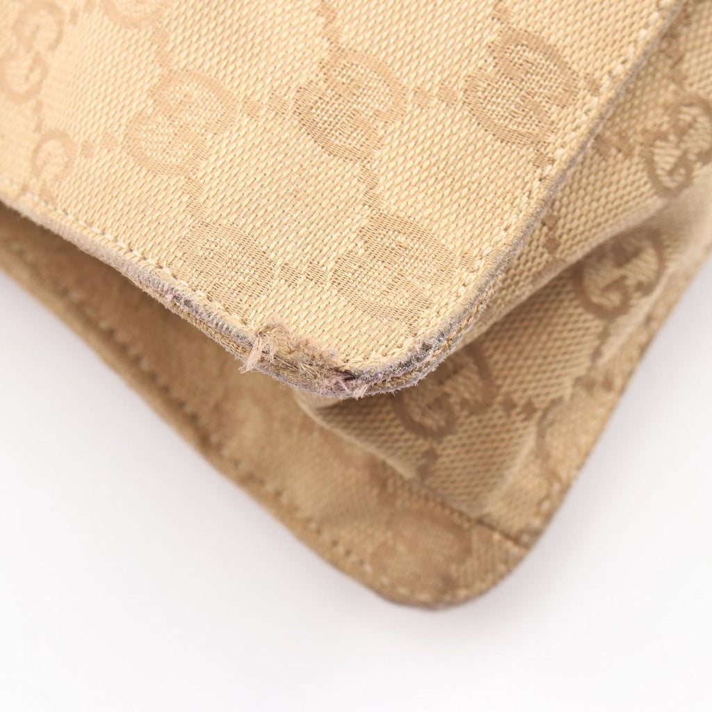 Gucci Shoulder Bag GG Canvas Beige — view 7