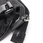 Gucci Shoulder Bag GG Black Canvas Leather — view 9
