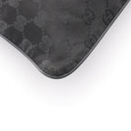 Gucci Shoulder Bag GG Black Canvas Leather — view 5