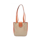 Celine Tote Triomphe Beige Brown Leather Macadam