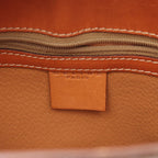 Celine Tote Triomphe Beige Brown Leather Macadam — view 4