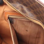 Celine Tote Macadam Brown Leather Hand — view 9