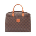 Celine Tote Macadam Brown Leather Hand