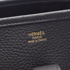 Hermes Shoulder Bag Evelyne 3 Troyes PM Black Leather — view 4