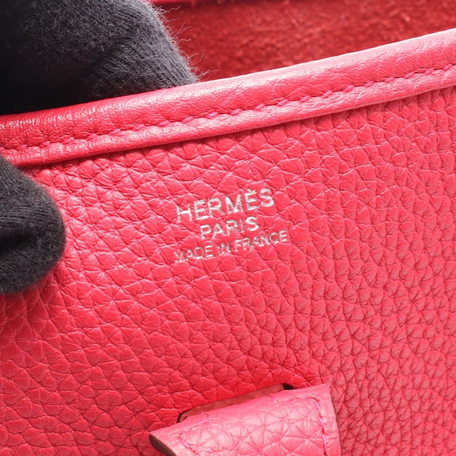 Hermes Shoulder Bag Evelyne 3 Troyes PM stoli Leather — view 4
