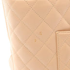 Chanel Tote Cambon Line Beige Leather Enamel — view 6