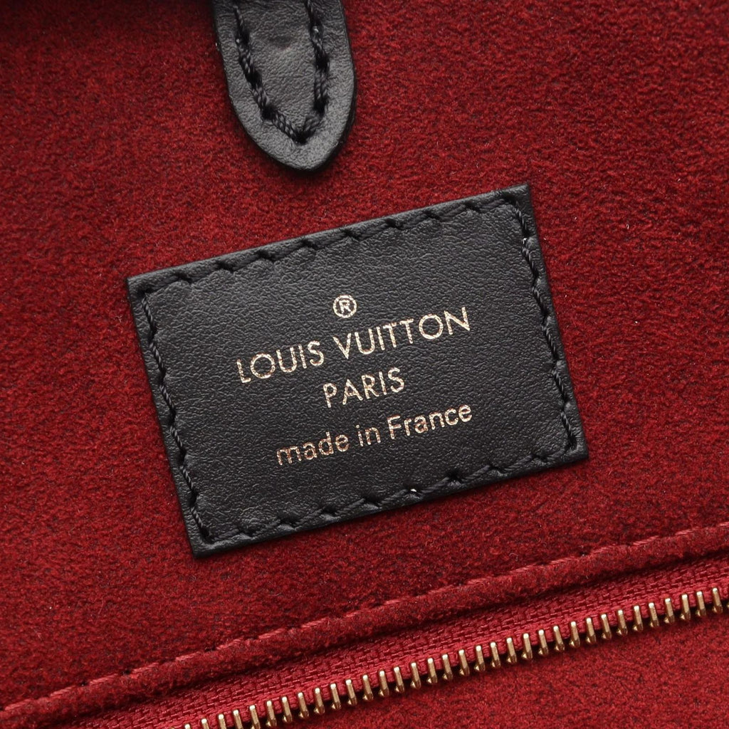 Louis Vuitton Tote On The Go Black Beige Leather — view 4