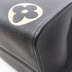 Louis Vuitton Tote On The Go Black Beige Leather — view 6