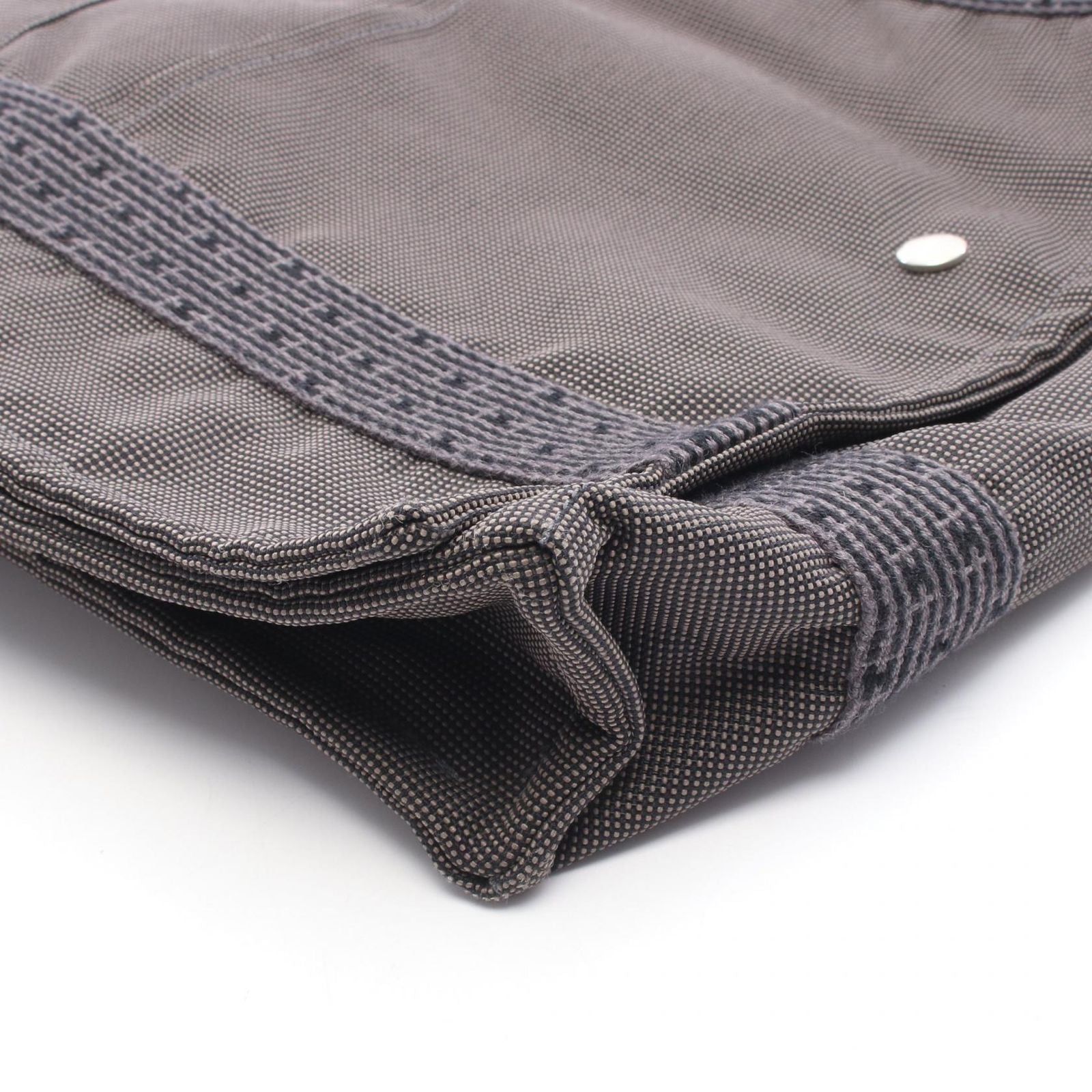 Hermes Shoulder Bag Her Line Besace Gray Canvas — view 5