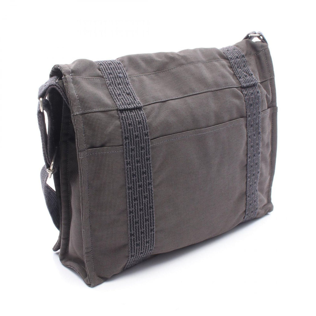 Hermes Shoulder Bag Her Line Besace Gray Canvas — view 2