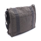 Hermes Shoulder Bag Her Line Besace Gray Canvas — view 2