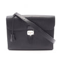 Hermes Shoulder Bag Sac a Depeches 29 Black Leather