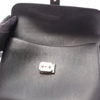 Hermes Shoulder Bag Sac a Depeches 29 Black Leather — view 7