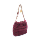 Chanel Shoulder Bag 22 Mini Winered Leather 22 Quilted Chain — view 2