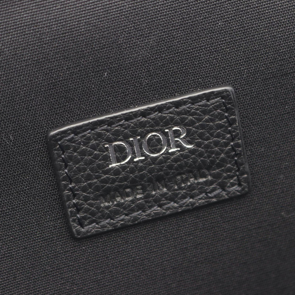 Dior Dior Backpack Back 8 Oblique Black Canvas Leather 8 Backpack — view 5