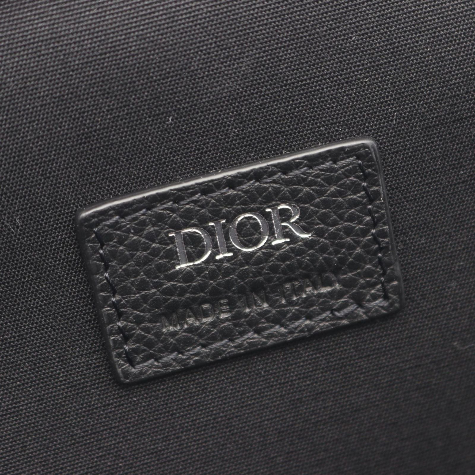 Dior Dior Backpack Back 8 Oblique Black Canvas Leather 8 Backpack — view 5