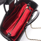 Chanel Tote Stitch 2-Way Black Leather Shawpingbag — view 3