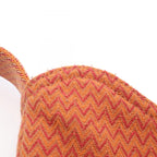 Hermes Shoulder Bag Sac Panthere Ju Orange Canvas — view 8