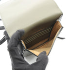 Loewe Shoulder Bag Gusset Flat Khaki Leather — view 3