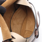Loewe Shoulder Bag Navy Gray Ju Leather — view 3