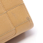 Chanel Tote Choco Bar Beige Caviar Leather Bar Chain — view 8