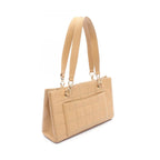 Chanel Tote Choco Bar Beige Caviar Leather Bar Chain — view 2