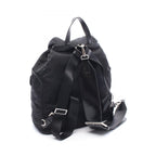 Prada Backpack Back Re-Nylon 2-Way Black Nylon Leather Triangle Logo Backpack — view 2