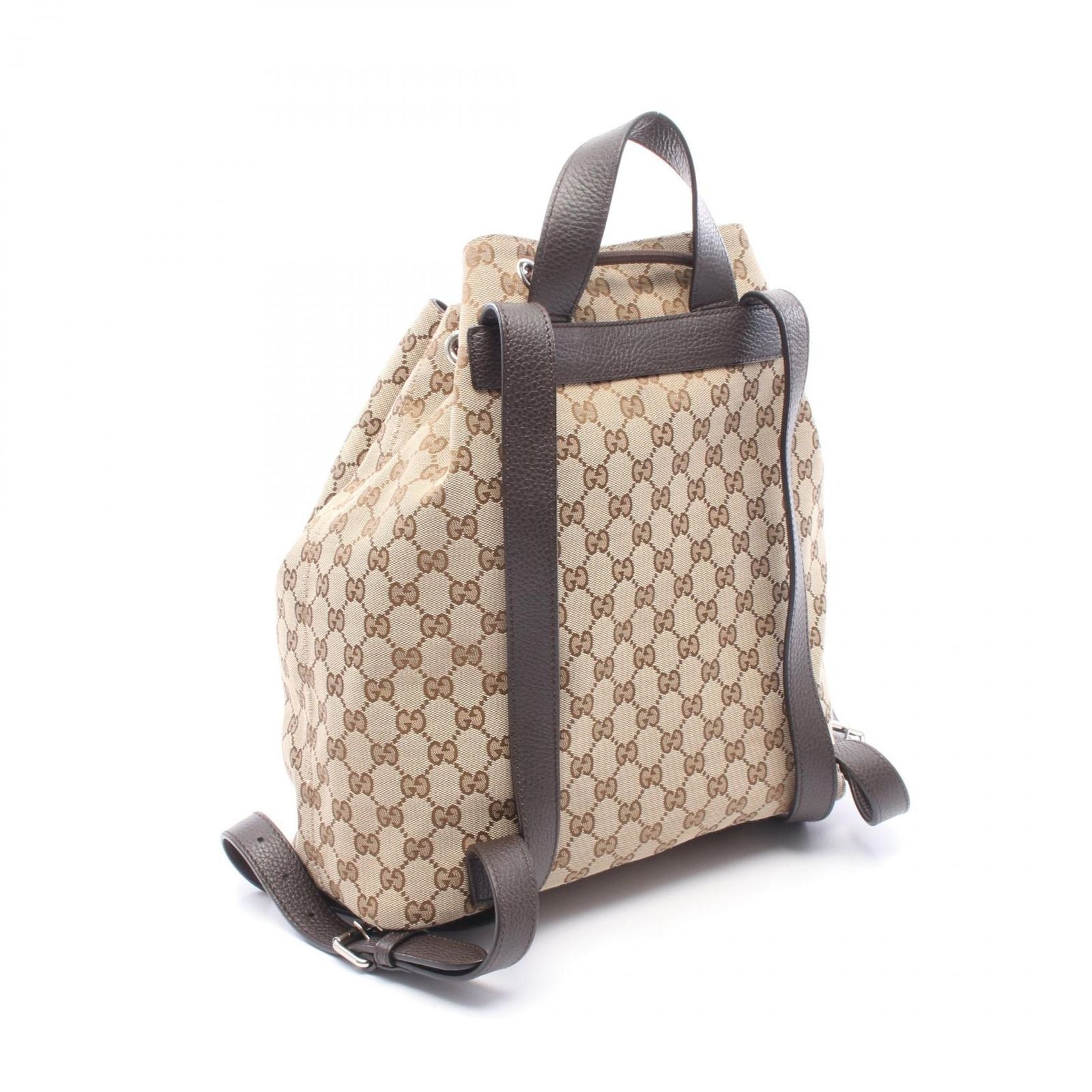 Gucci Backpack Back GG Canvas Beige brown Backpack — view 2