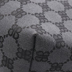 Gucci Tote The Hacker Project Black Canvas Leather — view 5