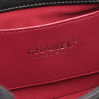 Chanel Shoulder Bag Quilted Black Leather Flap — view 4