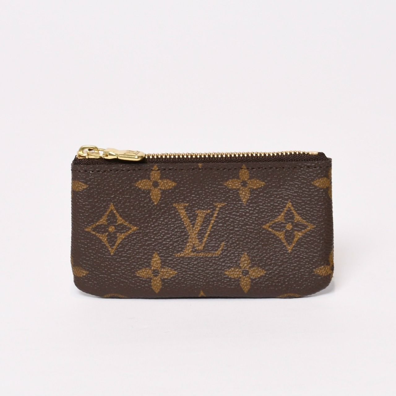 Louis Vuitton Pochette Cles Coin Purse Monogram Brown