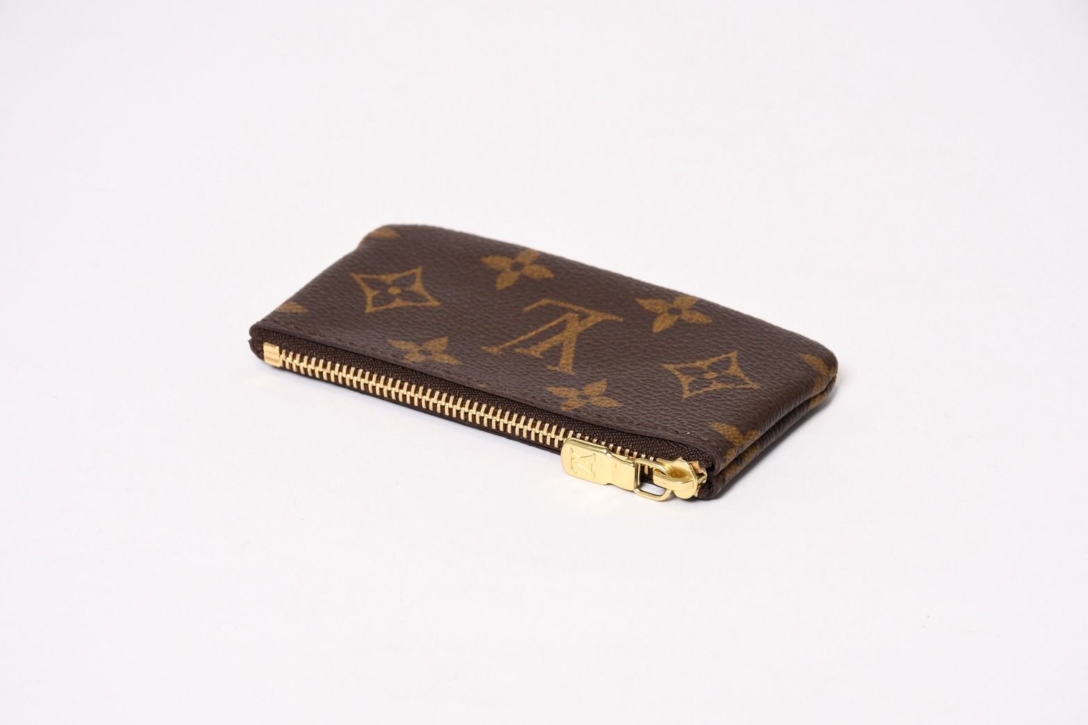 Louis Vuitton Pochette Cles Coin Purse Monogram Brown — view 4