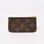 Louis Vuitton Pochette Cles Coin Purse Monogram Brown — view 2