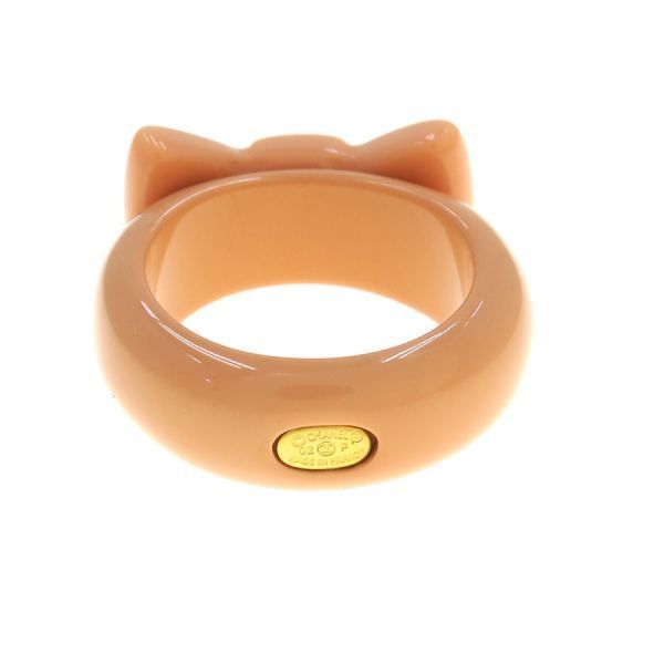 Chanel Ribbon Ring Orange — view 3