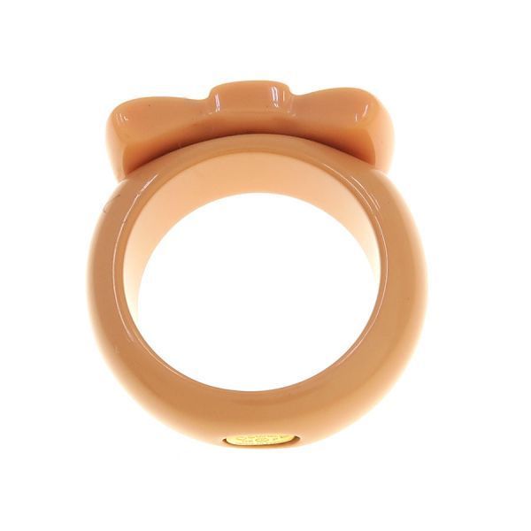 Chanel Ribbon Ring Orange — view 4
