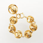 Chanel CC Logo Ball Bracelet Gold Plated — view 2