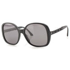 Chanel Polarized Side Chain Motif Sunglasses Eyewear Black