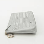 Chanel Cambon Keyboard Robot Charm Clutch Silver — view 4