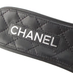 Chanel Pearl CC Logo Heels Gladiator Sandals Black — view 7