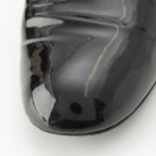Chanel Pearl Patent Leather CC Logo Loafers Black — view 8