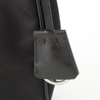 Prada Re Edition Nylon Leather Tessuto Shoulder Bag Black — view 9