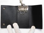 Gucci GG Emblem Leather Key Case Black Key Holder — view 3