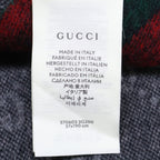 Gucci GG Pattern Sherry Line Wool Fringe Scarf — view 5